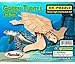 Puzzled Green Turtle Wooden 3D Puzzle Construction Kit