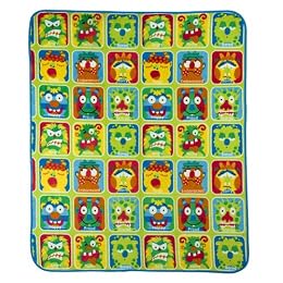 Alex Moody Monster Multicolor Throw and Back Pack Set