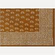 ShalinCraft Bed Sheet in Cotton with Block Prints Twin Size (bssht610)