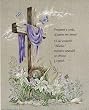 Pregunte a Jesus cruz POSTER religioso Espanol RARE - 16x20