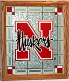 Nebraska Cornhuskers - University of - NCAA 15.5 X 18 Glass Wall Plaque