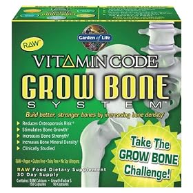 Garden of Life - Grow Bone System, 240 capsules