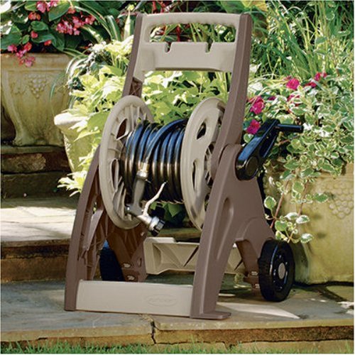 Suncast 175Foot Capacity Hosemobile Garden Hose Reel Cart, Bronze