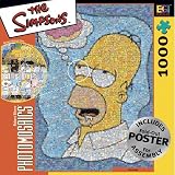 Simpsons Photomosaic Homer with Donut Jigsaw Puzzle 1000pc