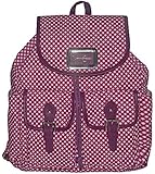Jessica Simpson Gingham Backpack Tote Handbag Bag Purse Red