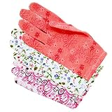Spa Sister Cotton Print Overnight Moisture Gloves