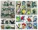 Pokemon RANDOM 10 Piece MINI Holiday Christmas Ornament Set with 10 Randomly Selected Pokemon Character Ornaments Around 2