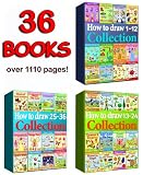 How to Draw Collection 1-36 Books (Over 1110 Pages) (how to draw collcetions)