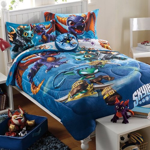 Skylander Fantasy Battle Twin Comforter and Sheet Set plus BONUS ...