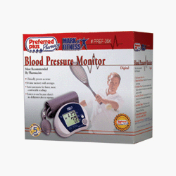 HealthPersonalCare: Manual Inflating Blood Pressure Digital Monitor, Model. PREF 36k   1 ea