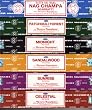 Set of 6 Incense Nag Champa Sunrise Sandalwood Midnight Patchouli Celestial By Satya