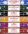 Set of 6 Incense Nag Champa Sunrise Sandalwood Midnight Patchouli Celestial By Satya