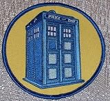 DOCTOR WHO British TV Series 4 inch Tardis PATCH