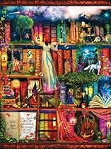 Treasure Hunt Bookshelf a 1000-Piece Jigsaw Puzzle by Sunsout Inc.
