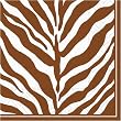 Design Design Serengeti Brown & White Beverage Napkin, 20-Count Packages (Pack of 6)