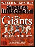 SPORTS ILLUSTRATED+THE SAN FRANCISCO GIANTS+WORLD CHAMPIONS BASEBALL 2010+COMMEMORATIVE ISSUE
