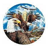 Master Pieces Eagle Spirit Glow 500 Piece Jigsaw Puzzle