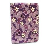 JAVOedge Cherry Blossom Book Style Case for Amazon Kindle 2 (Twilight Purple) (2nd Gen)