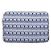 CoolBELL 11.6 Inch Laptop Sleeve Case Cover with Elephant Pattern Ultrabook Sleeve MacBook Canvas Bag for Ultrabook/Tablet/MacBook Pro/MacBook air/Surface RT/Surface Pro2/3/women/men,Blue