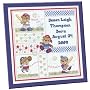 Bucilla 45387 Baby Counted Cross-Stitch Birth-Record Kit, Baseball Buddies