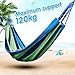 CAMTOA Double Hammock Canvas Fabric Hammock Swing Bed Cotton Rope & bag for Outdoor Camping Hanging