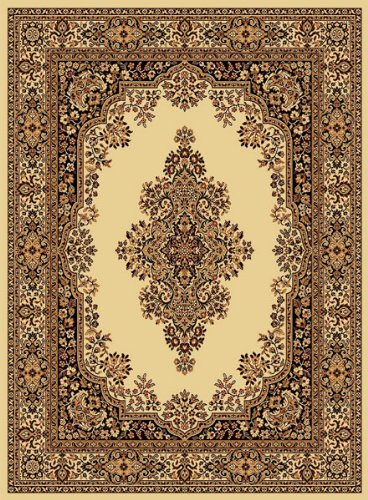 Traditional Area Rug, Royal Treasure Ivory 7'8
