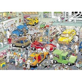 Jumbo Puzzle - Jan van Haasteren - Car Respraying Shop (500 pieces)
