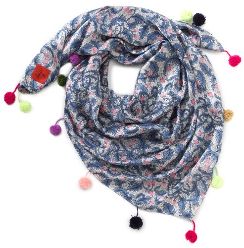 erfurt Unisex - Erwachsene Schal 80018, Gr. one size, Mehrfarbig (69 Blue) Preisvergleich