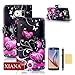 Galaxy S6 Case, S6 Flip Case, XIANA Fashion Slim Fit Folio PU Leather Stand Wallet Flip Case Protector Suitable For Samsung Galaxy S6(Special Pattern Series Design), with Stylus, Cleaning Cloth and Screen Protector-(R9)