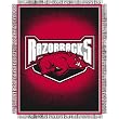 Arkansas Razorbacks NCAA Triple Woven Jacquard Throw (019 Focus) (48x60")"