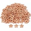 Star Bali Spacer Beads Copper Plated 6.5mm Approx 100