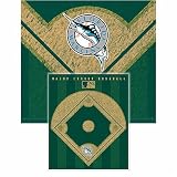 Biederlack Florida Marlins Diamond Fleece Blanket