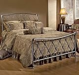 IMAGE OF Hillsdale Silverton Brushed Silver Bed (Full)