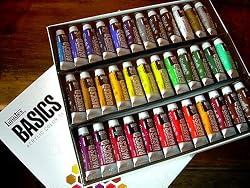 Liquitex Basics Acrylic Paints- Set of 36 Colors