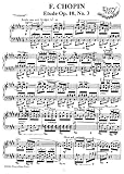 Chopin Etude Op. 10 No. 3: Instantly download and print sheet music