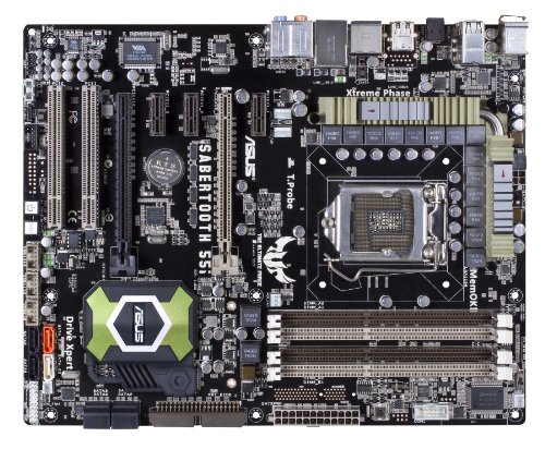 ASUS Sabertooth 55i - LGA 1156 - Intel P55 - DDR3 - TUF Series - ATX Motherboard