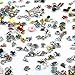 Goodlucky365 100pcs Mixed Random Floating Charms for Glass Living Memory Lockets DIY Wholesale