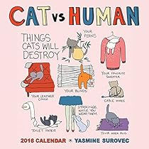 CAT vs HUMAN 2016 Wall Calendar CAT vs HUMAN 2016 Wall Calendar