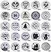 BRCbeads Top Quality Choose 3 Pcs Stainless Steel Floating Charm Plate for 30mm Memory Locket and DIY with Floating Charms