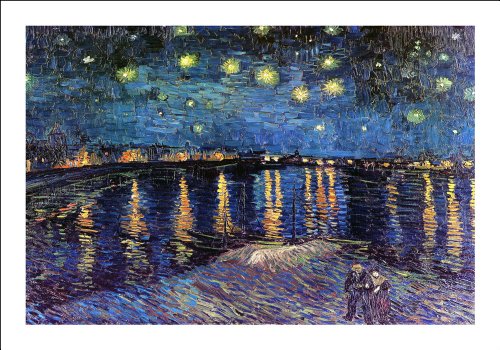 CANVAS PRINT - Van Gogh - Starry Night over the rhone - 24x36
