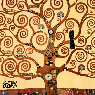 The Tree of Life, Stoclet Frieze, c.1909 (detail) Art Poster Print by Gustav Klimt, 20x20