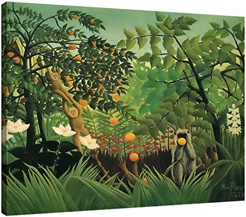 Exotic Landscape 1910 by Henri Rousseau Stretch Canvas Wall Art Home Decor Artinway