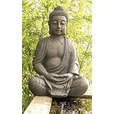 Skulptur / Statue Gartendeko Buddha 70cm Asien