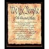 Constitution America Motivational Framed Art Poster Print - 16 X 20 by Adam Hersh Posters