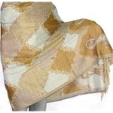 Jamawar Wool Womens Wrap Jacquard Design 80 x 40 inches (jmwr407)
