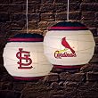 St. Louis Cardinals 18 Inch Rice Paper Lamp MLB Baseball Fan Shop Sports Team Merchandise