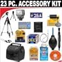 23 PC ULTIMATE SUPER SAVINGS DELUXE DB ROTH ACCESSORY KIT For The JVC GR-DVM55U, DVM70U, DVM80U, DVM96U, DX77, DX95, DX300, DVP9, DVP7U, DV5100U Mini Dv Camcorders + BONUS Gift = Waterproof Camera = Great For Kids