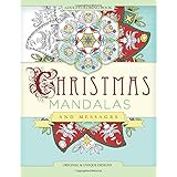 christmas mandalas and messages adult coloring book mix books adult coloring
