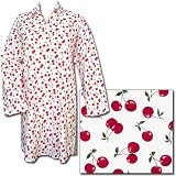 The Cat's Pajamas White Cherries Non-Flannel Night Shirt