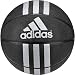 Adidas 3 Stripes Mini Basketball (Black/Metallic Silver, 3)
